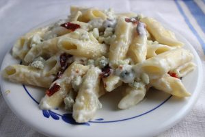 Mac and Cheese with Bacon and Bleu Cheese