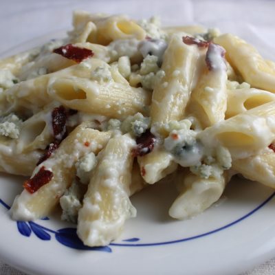 Mac and Cheese with Bacon and Bleu Cheese