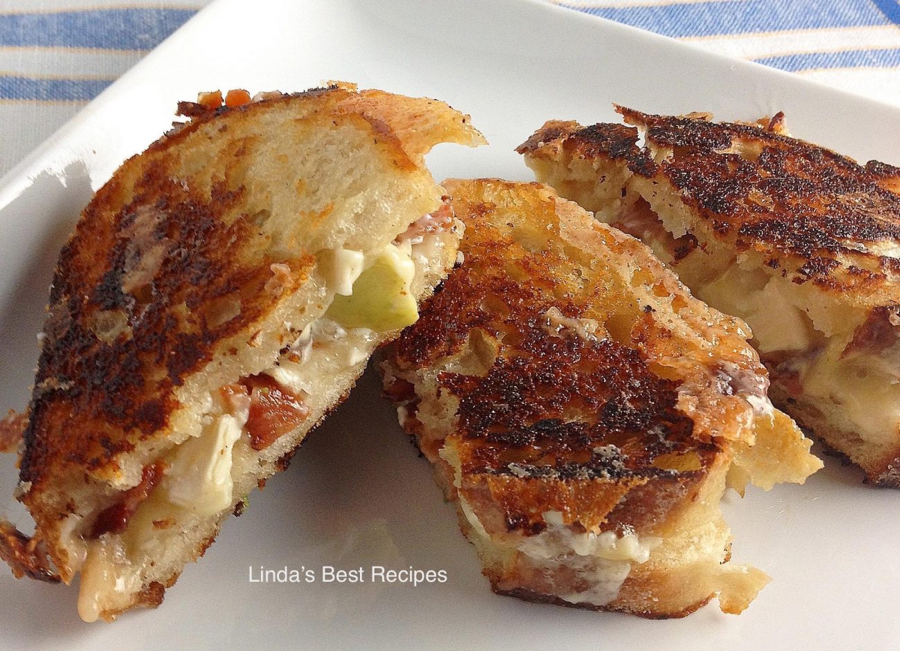 Grilled Havarti Apple and Bacon Sandwiches