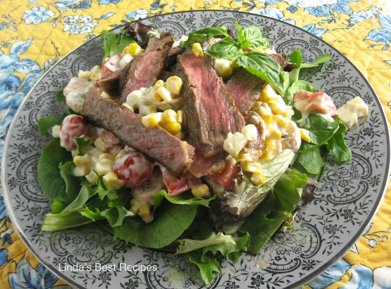 Grilled Steak and Veggie Salad
