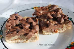 Shortbread Caramel Chocolate Bar Cookies Recipe