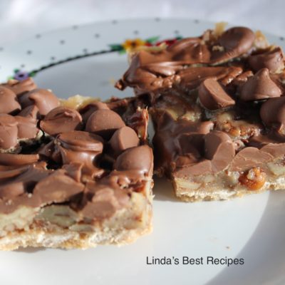 Shortbread Caramel Chocolate Bar Cookies Recipe