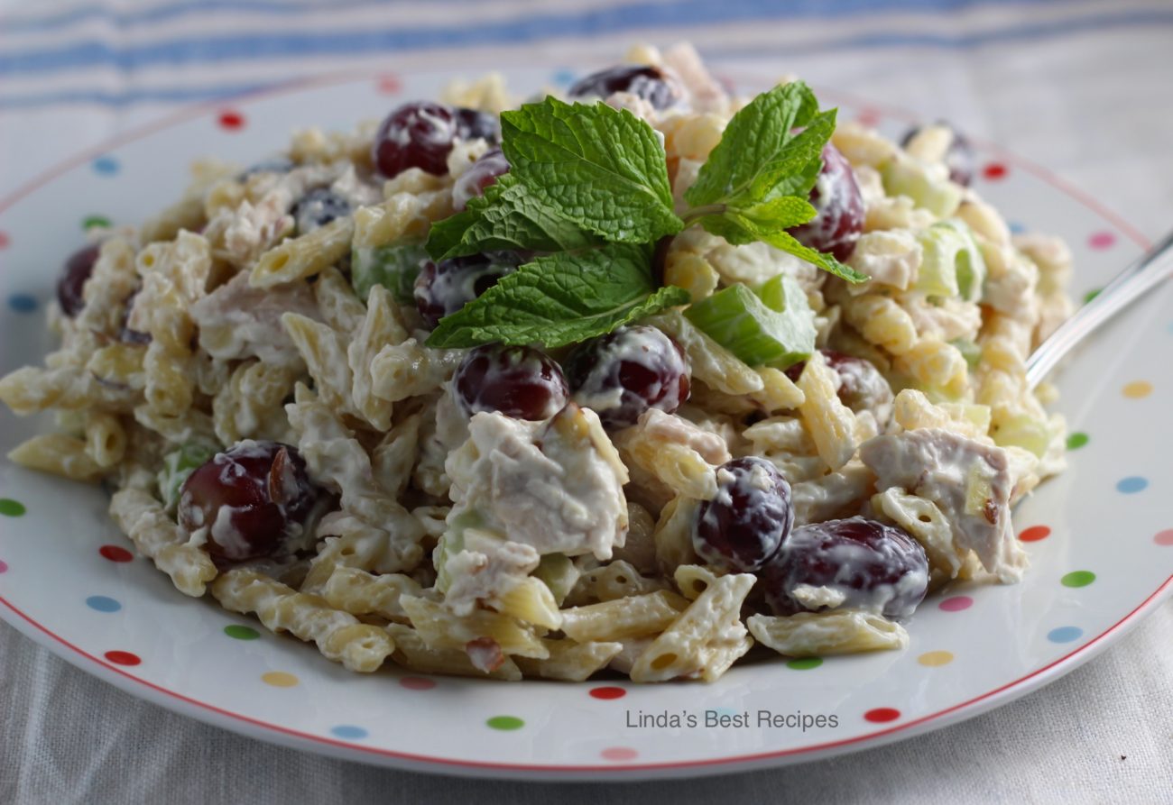 Lemon Mint Chicken Grape Salad