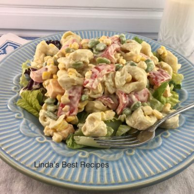 Tortellini Corn and Lima Bean Salad