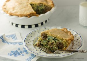 Italian Spinach and Meatball Pie 2