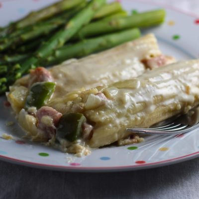 Pasta Stuffed with Ham