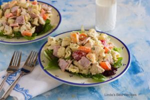 Chicken Pasta and Ham Salad Recipe
