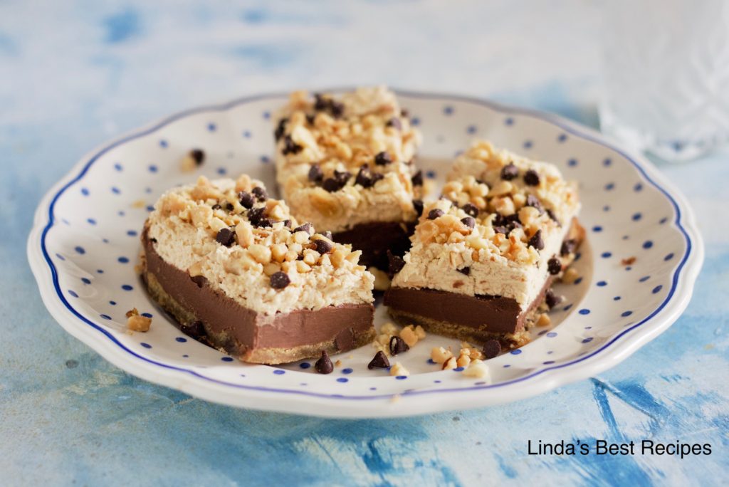 Chocolate Fudge Layered Peanut Butter Bars