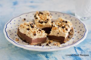 Chocolate Fudge Layered Peanut Butter Bars