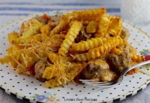 Cheeseburger French Fry Casserole