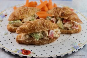 Salmon and Pepper Croissant Sandwiches 5