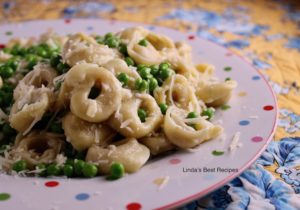 Tortellini With Peas and Parm