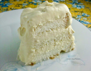 Lemon Layered Angelfood Cake