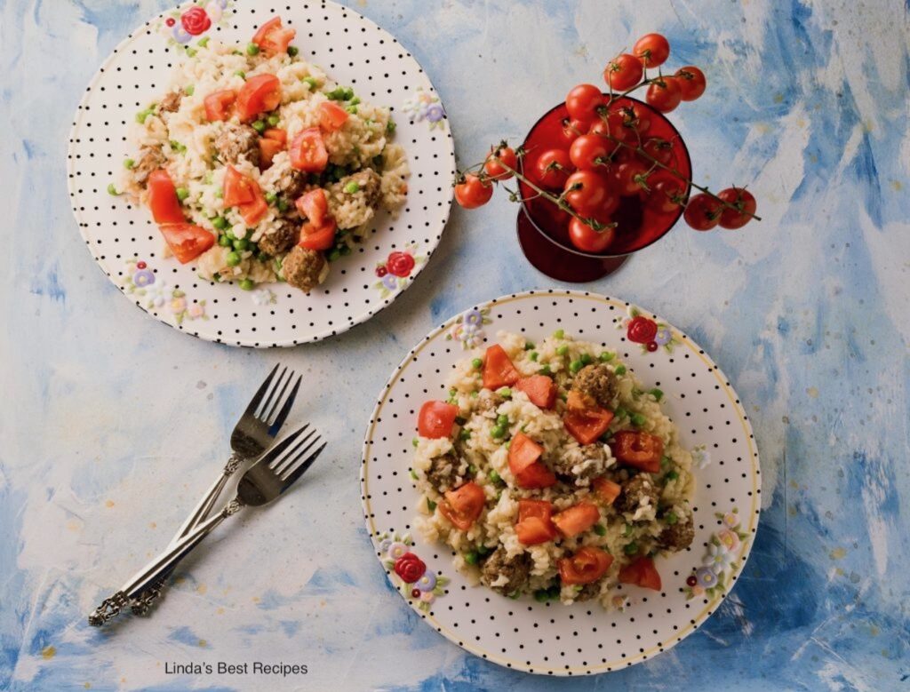 Meatball Risotto Top