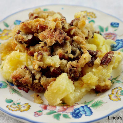 Crunchy Sweet Baked Pineapple