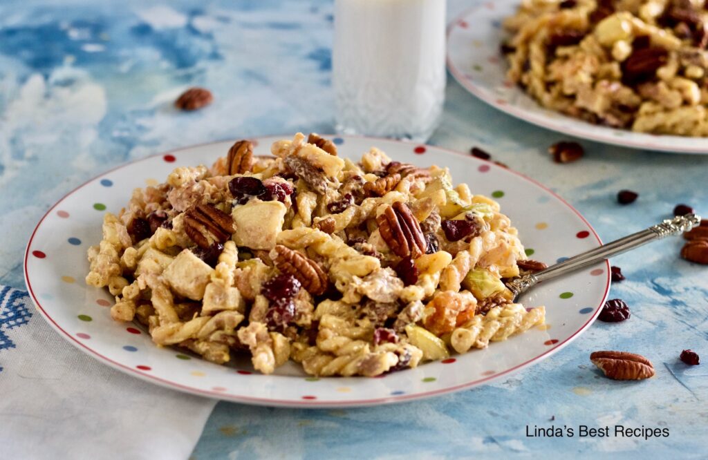 Salmon Pecan Apple Salad