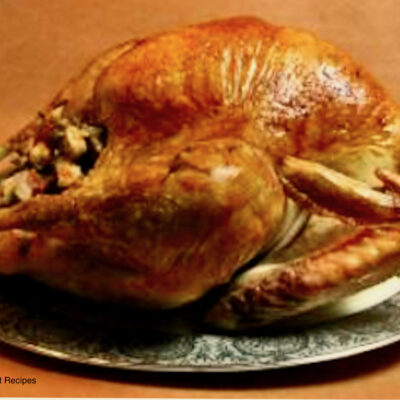 Turkey With Cranberry Wild Rice Stuffing
