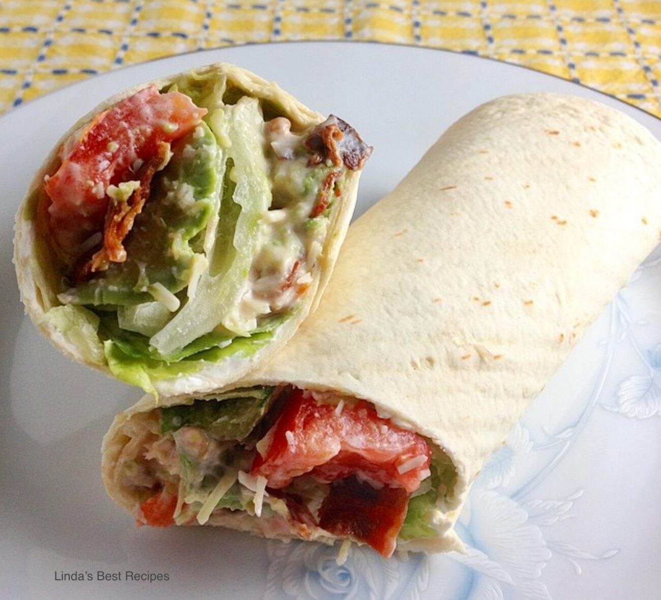 BLT Wrap Sandwiches